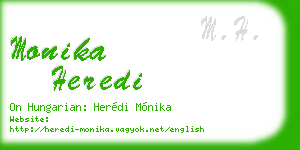 monika heredi business card